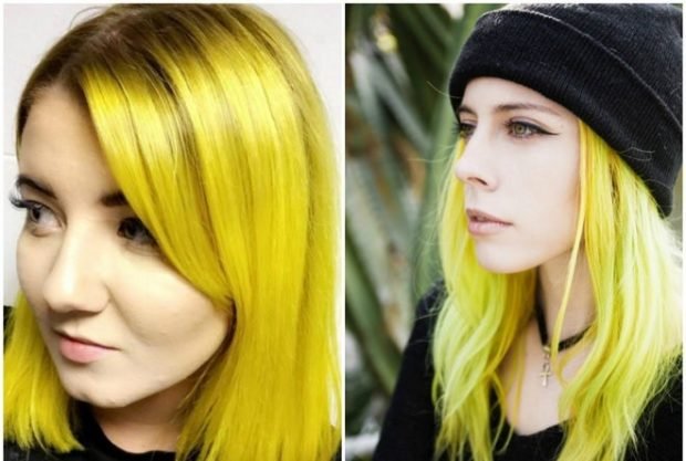 тренды 2020 2021 волосы: желтый цвет