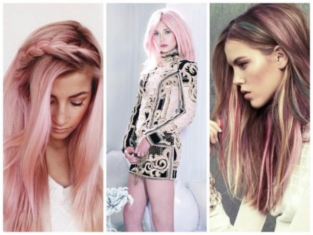 волосы тренд 2020 2021: модные розовые