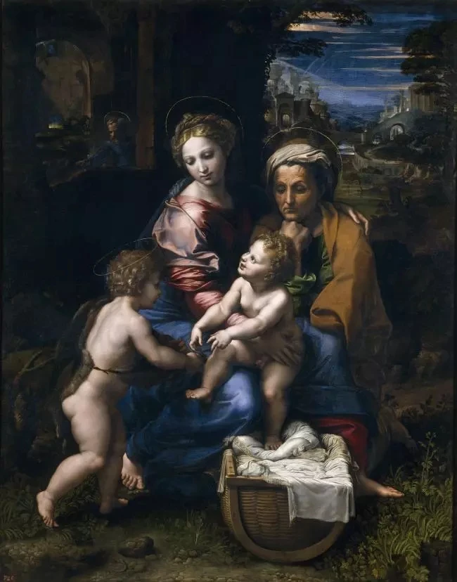 wholesale oil painting GOOD ART HOME Church Religious ART Raffaello Raphael The Holy Family or The