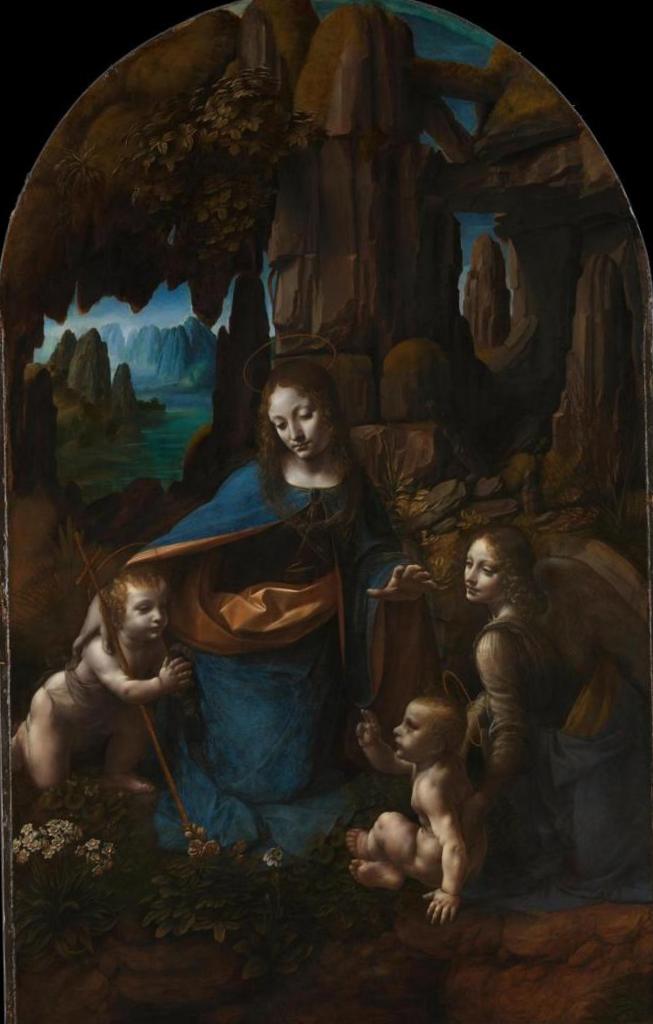 Матерь Божья среди скал - Леонардо да Винчи (1505)