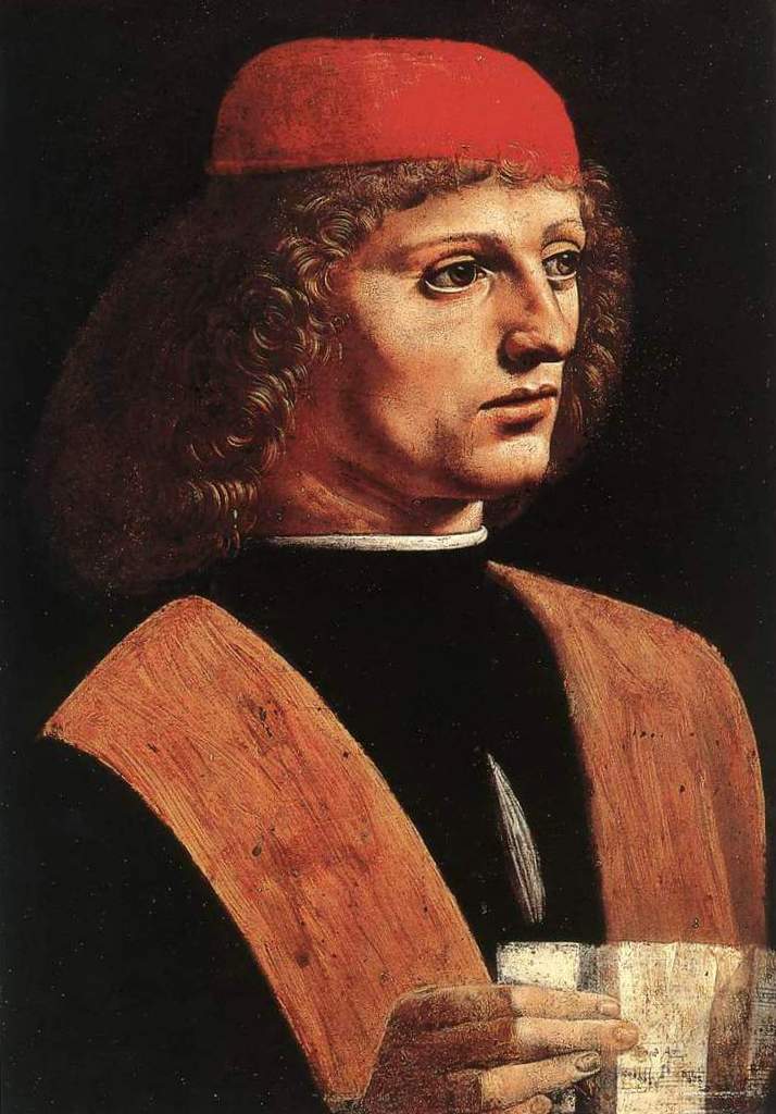 Портрет музыканта - Леонардо да Винчи (1485)