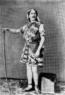 Мариус Петипа в партии Таора. 1862 г.