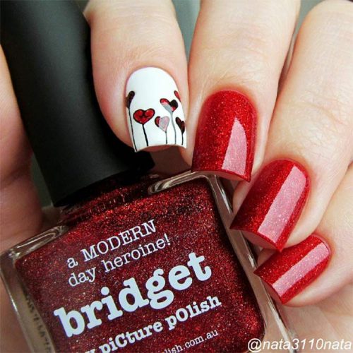Hot Red Nail Designs for Unforgettable Look Picture 2