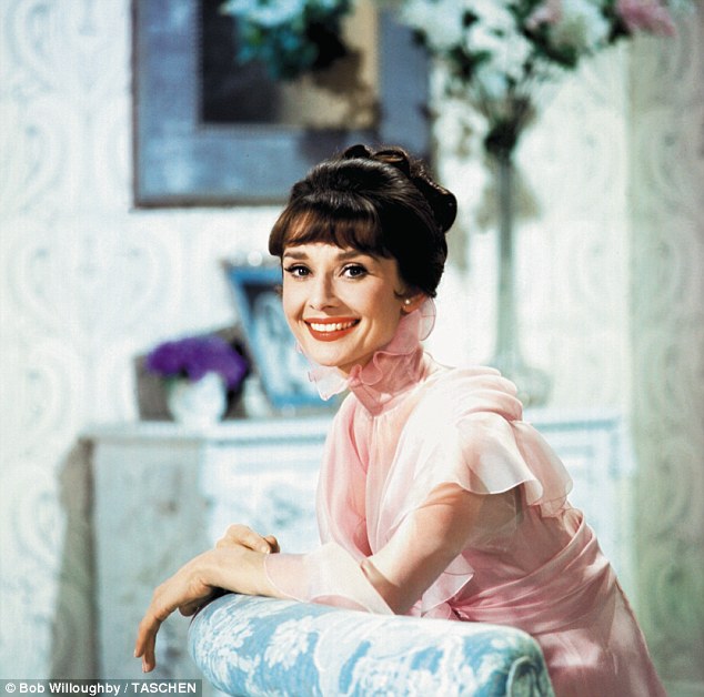 On set: The actress pictured in a still from one of her most famous films, My Fair Lady