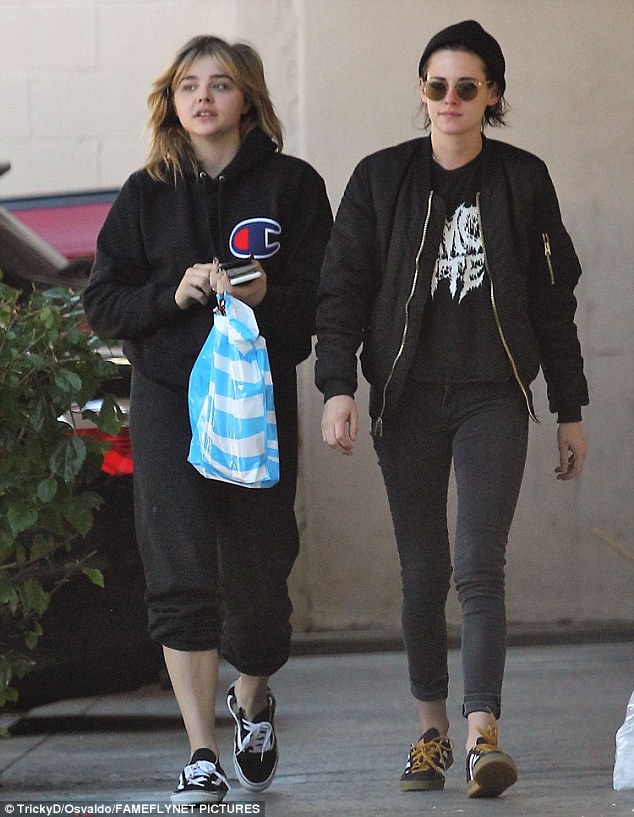 Babes in black: The Hollywood A-list ladies also spent Thursday together as they left a Los Feliz shop