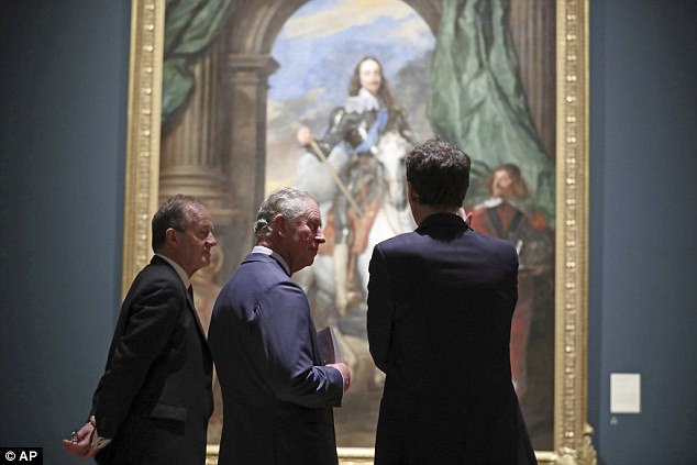 The Prince who is a descended from Charles I also shares a keen interest in fine art 