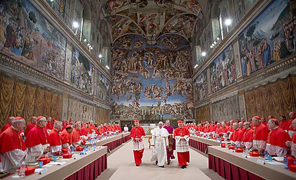 Сикстинская капелла в Ватикане - Конклав