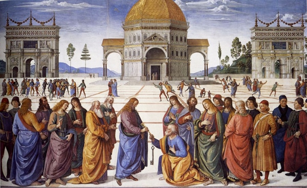 Сикстинская капелла в Ватикане - Фреска Перуджино