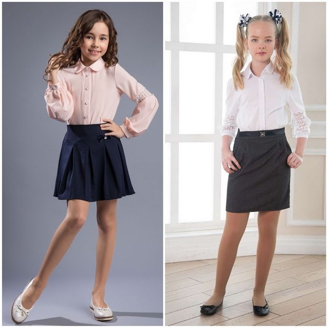 Модная школьная форма для девочек: стильные фото 2020-2021 года 14