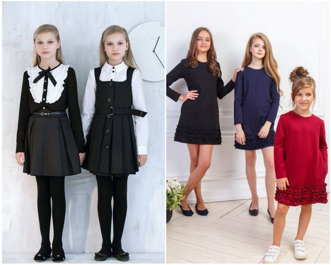 Модная школьная форма для девочек: стильные фото 2020-2021 года 8