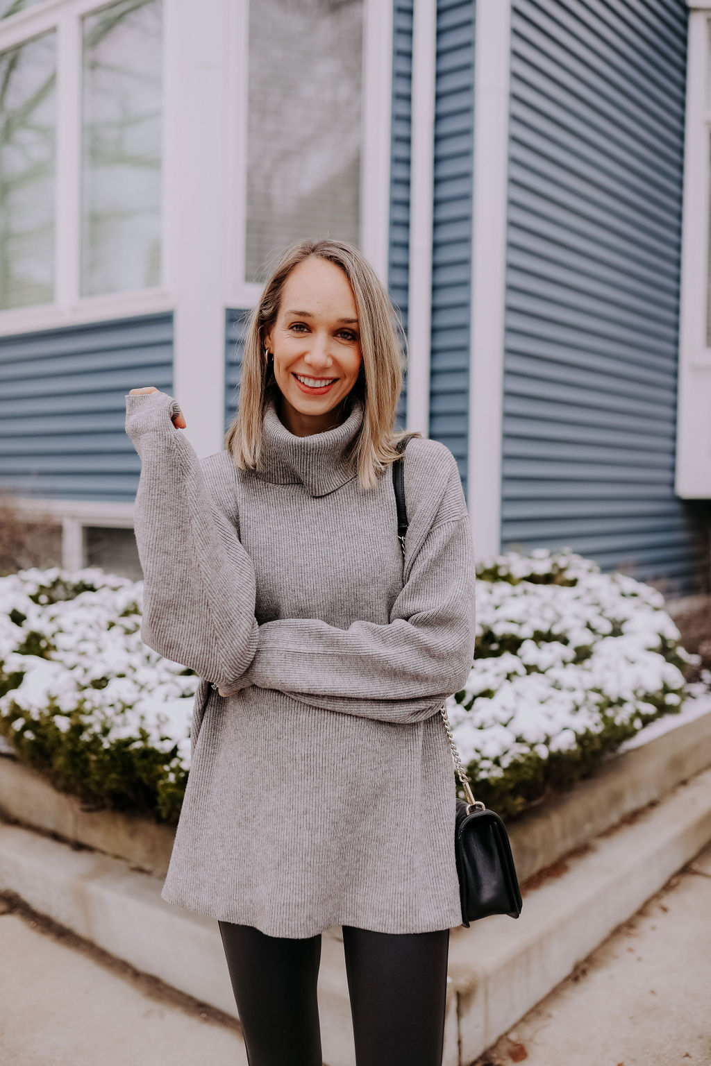 oversized sweater outfit winter