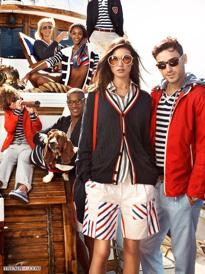 Мужская и женская одежда Tommy Hilfiger - идеально подходит для отдыха на яхте