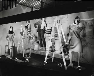 Bazaar, Knightsbridge, shop window, about 1961. Mary Quant Archive