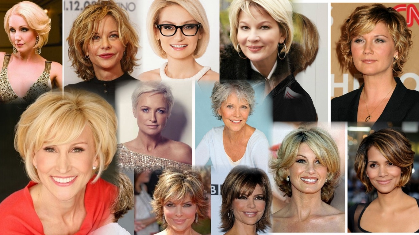 Стрижки волос 50 летним женщинам, прически дамам после 55 лет, модные без укладки, красивые на короткие и средние, стиль женских стрижек