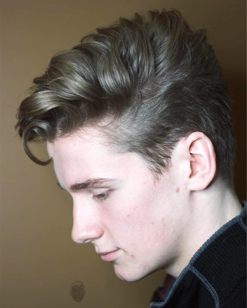 travisanthonyhair scissor cut wavy haircut for men 2018
