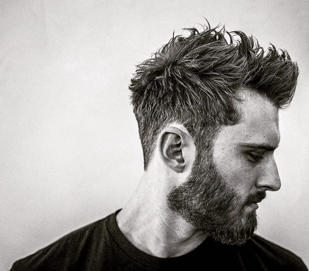 taper haircuts for men with beards
