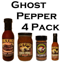 Ghost Pepper 4 Pack - Sting N Linger Salsa Co.
